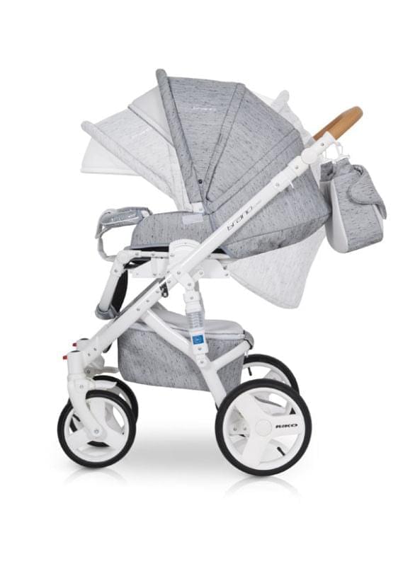 Коляска 3 в 1 Riko Bruno Luxe 05 серый