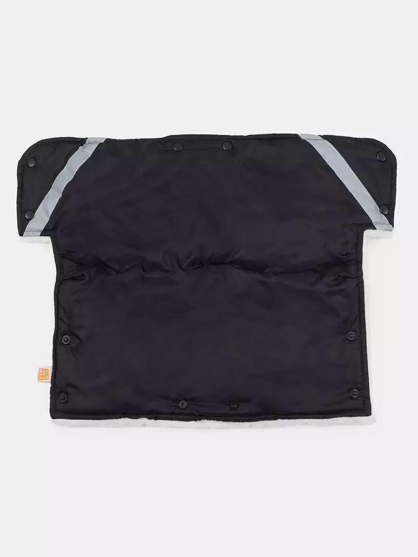 Муфта для рук на коляску Топотушки черный