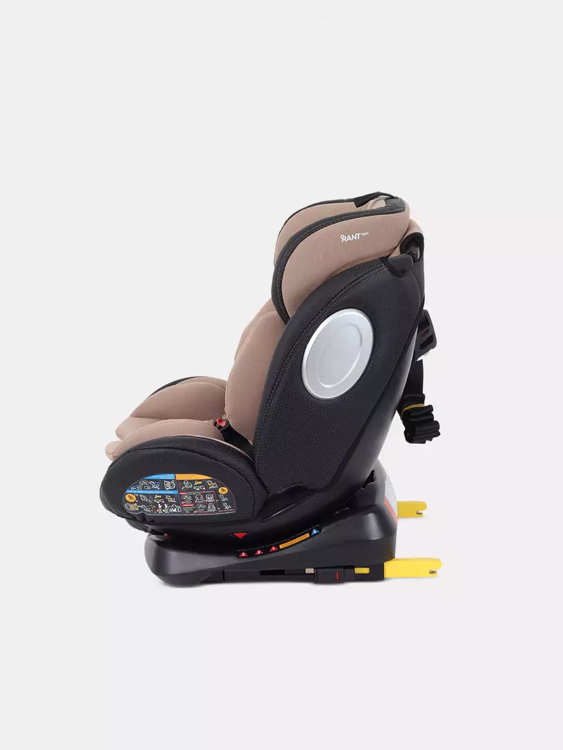 Автокресло Rant Basic Twist Pro Isofix 0/1/2/3 (0-36 кг) Beige