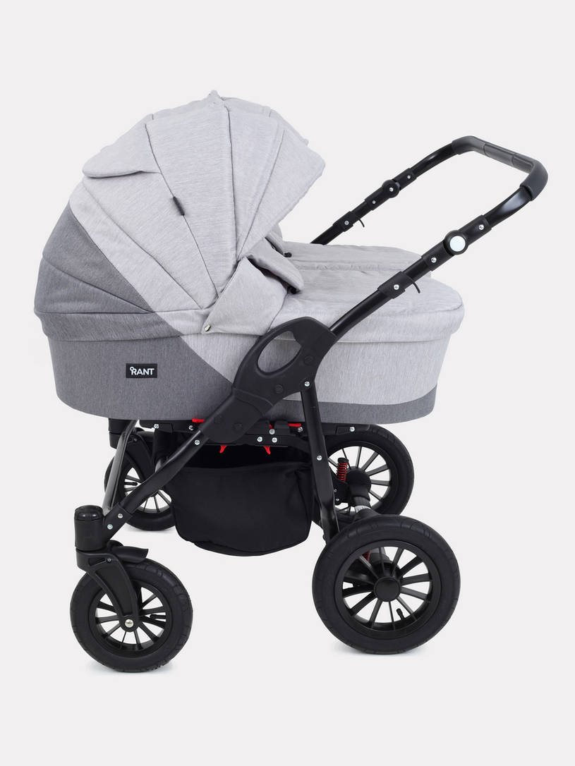 Коляска для двойни 2 в 1 Rant Siena Duo 04 графит-серый