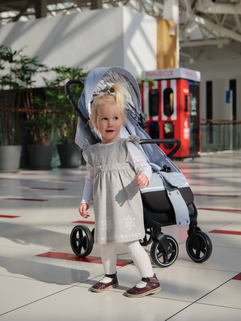 Коляска прогулочная MOWBaby FLIP Blue