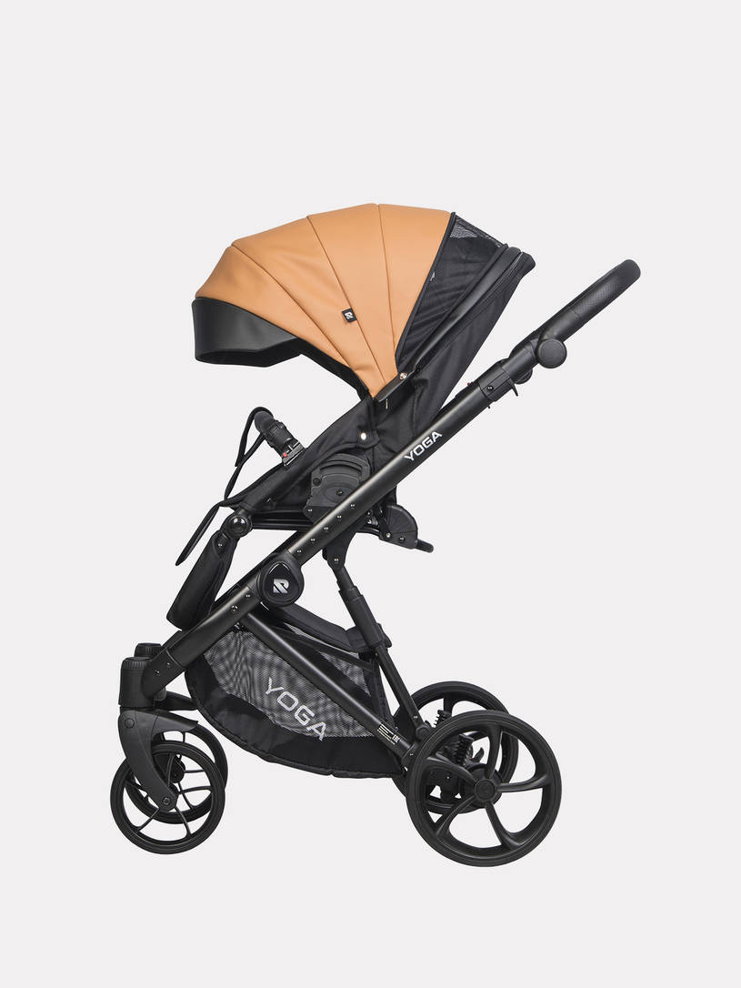 Коляска 2 в 1 Riko Basic Yoga Ecco 13 Caramel