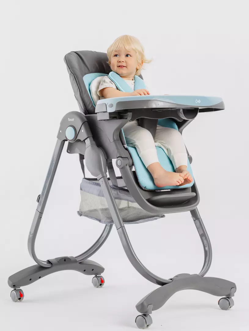 Стульчик для кормления Rant Cafe grey-blue