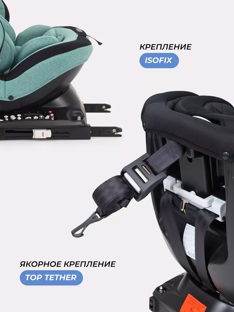 Автокресло Mowbaby Motion isofix (40-150 см) Green