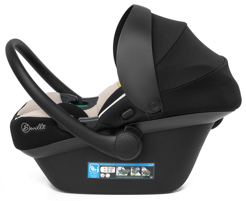 Автолюлька Sevillababy Cosmo 0-13 кг черный-бежевый