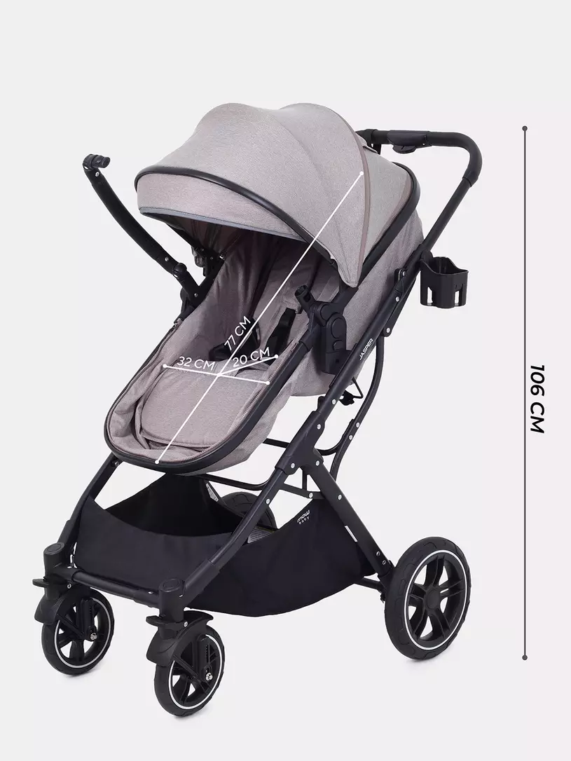Коляска-трансформер 3 в 1 Mowbaby Jasper Beige