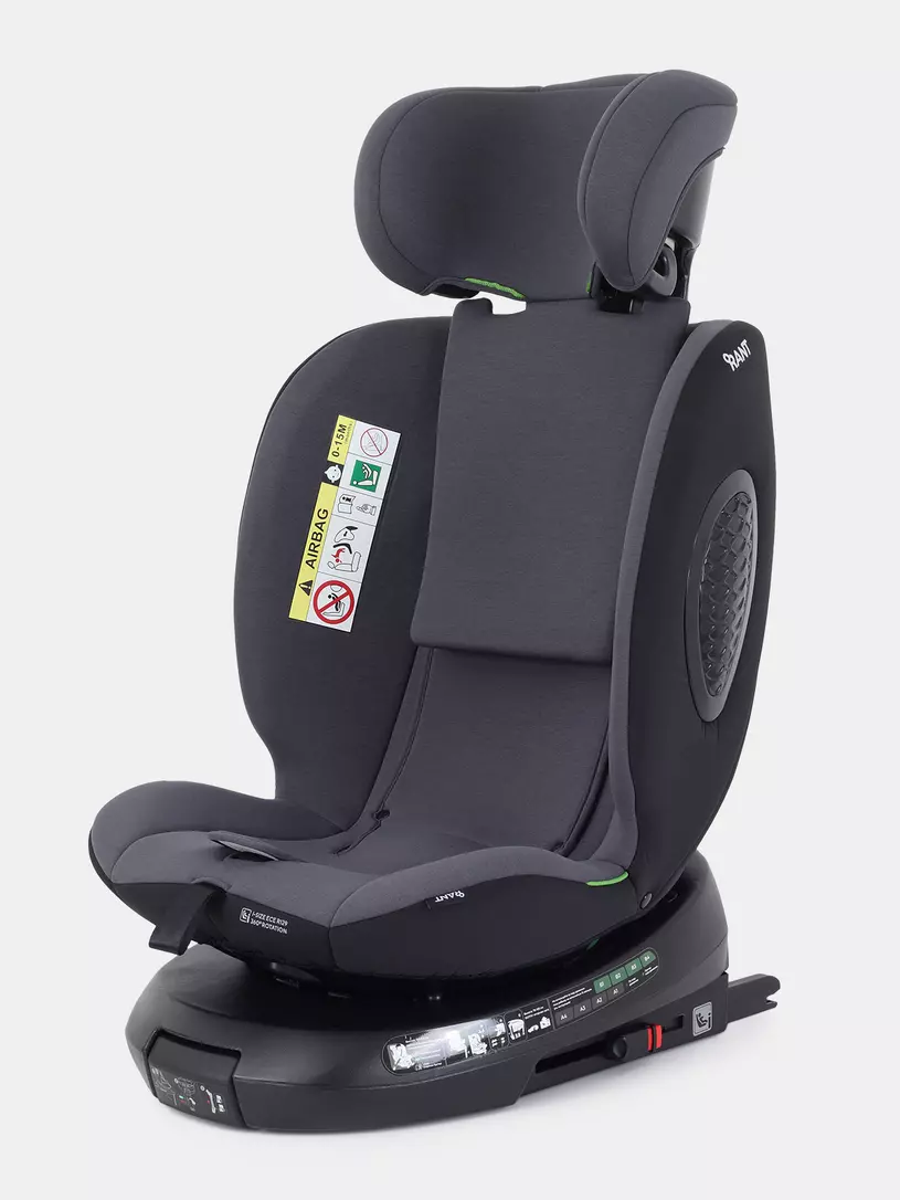 Автокресло Rant Helix isofix группа 0/1/2/3 (40-150 см; 0-36 кг), Grey