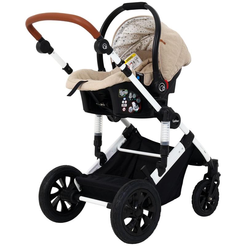 Модульная Коляска 2 в 1 Rant Lotus бежевый