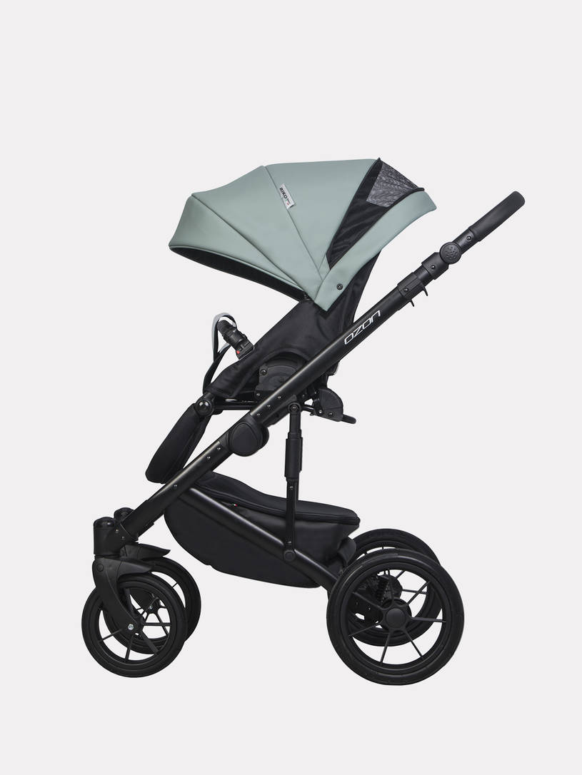 Коляска 3 в 1 Riko Basic Ozon Pastel 05, Оливковый
