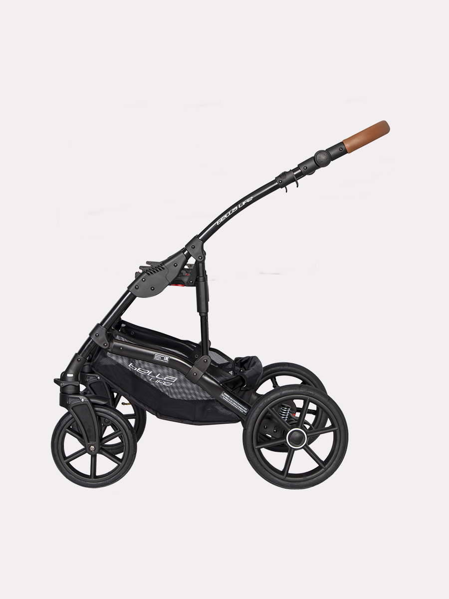 Коляска 3 в 1 Riko Basic Bella Life 06 Anthracite, графит
