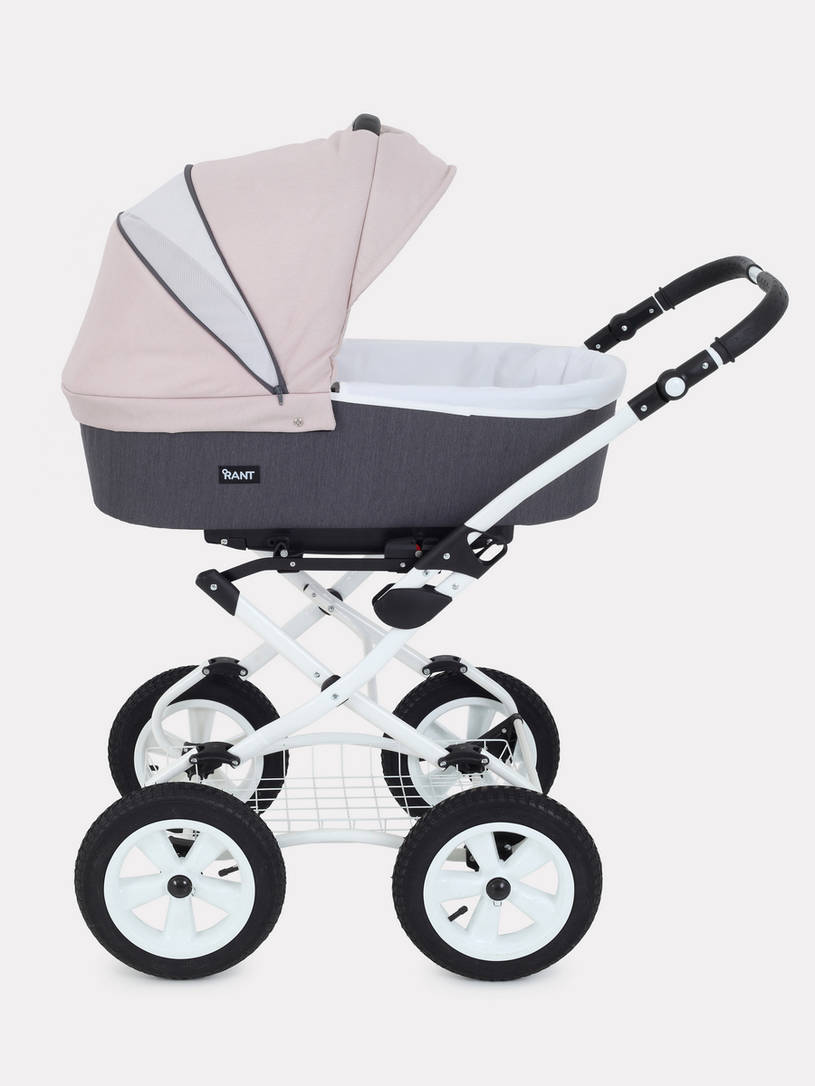 Коляска 2 в 1 Rant Dream Classic 03 серый-розовый