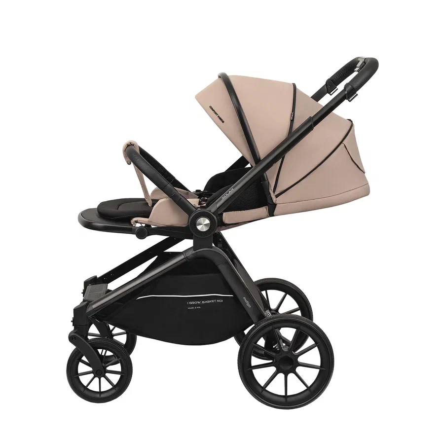 Коляска 2 в 1 Indigo SOLAR бежевый