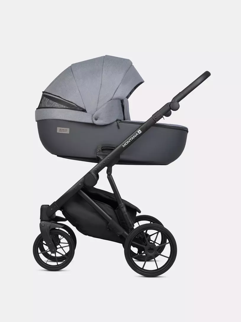 Коляска 3 в 1 Riko Basic Montana X Plus 40 Graphite