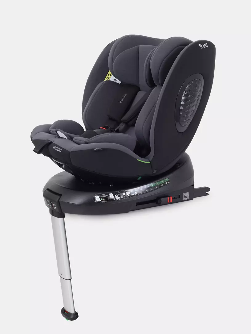 Автокресло Rant Helix isofix группа 0/1/2/3 (40-150 см; 0-36 кг), Grey