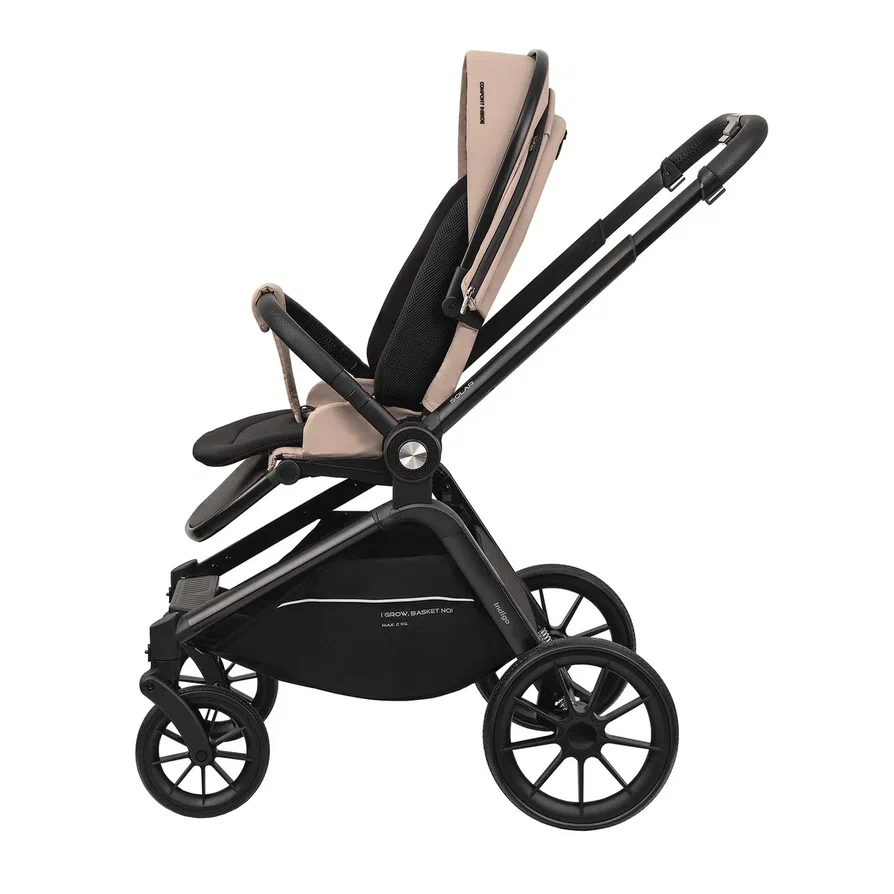 Коляска 2 в 1 Indigo SOLAR бежевый