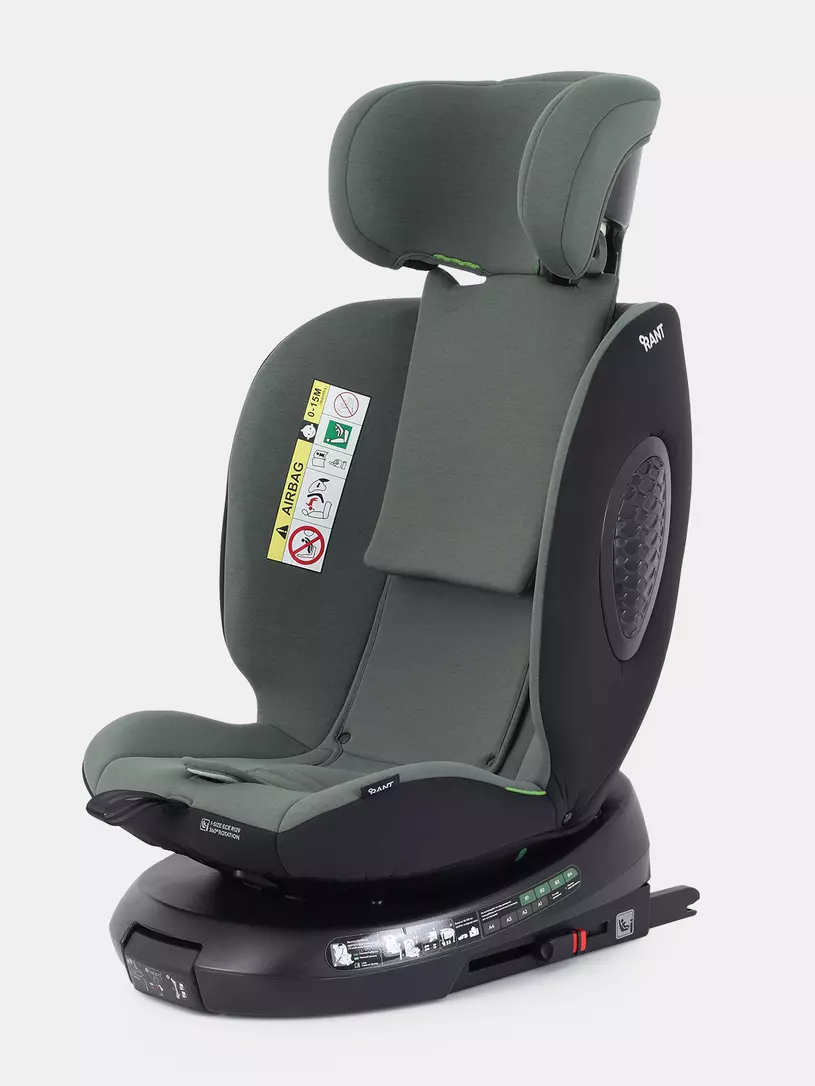 Автокресло Rant Helix isofix группа 0/1/2/3 (40-150 см; 0-36 кг), Green