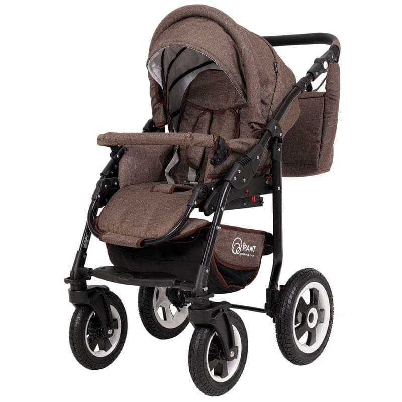 Коляска 2 в 1 Rant Fenix Prime 05 коричневый