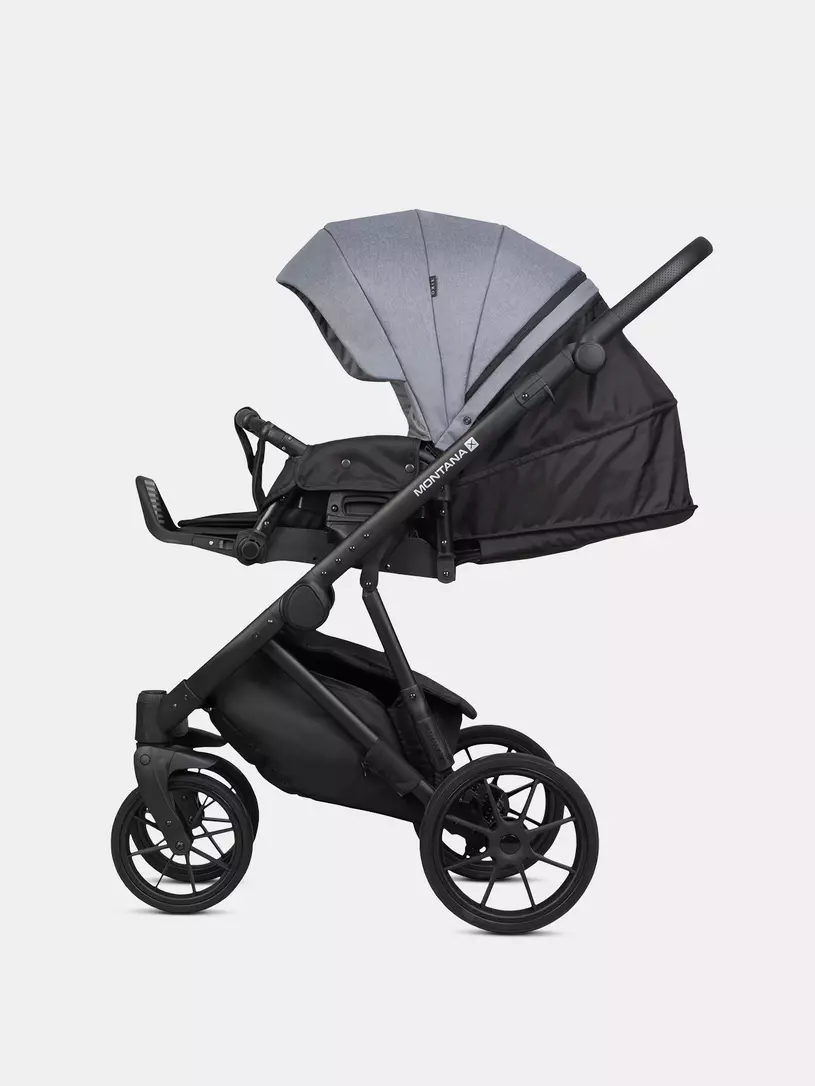 Коляска 3 в 1 Riko Basic Montana X Plus 40 Graphite