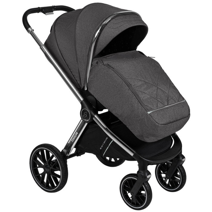 Детская коляска Sevillababy Tinum 2 в 1 Dk.Grey/темно-серый