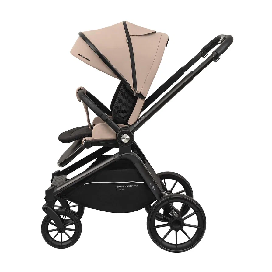 Коляска 2 в 1 Indigo SOLAR бежевый
