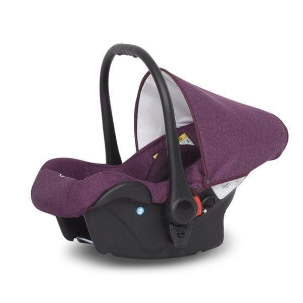 Коляска 3 в 1 Riko Bruno Natural 03 фиолетовый