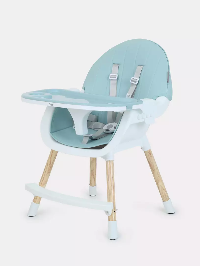 Стульчик для кормления Mowbaby Crispy blue