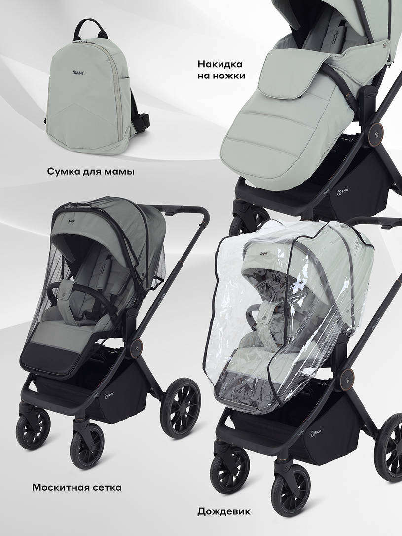 Коляска 2 в 1 Rant Falcon Neo Sage