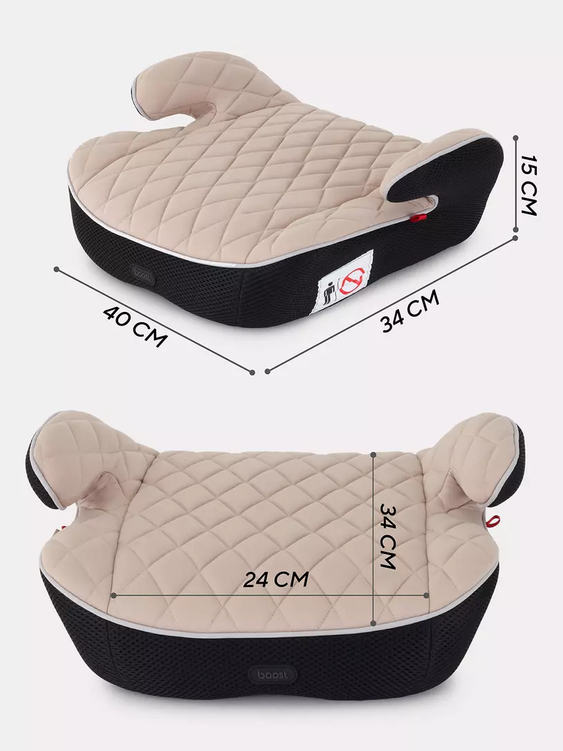 Автокресло-бустер Mowbaby Boost группа 2/3 (15-36 кг) Beige