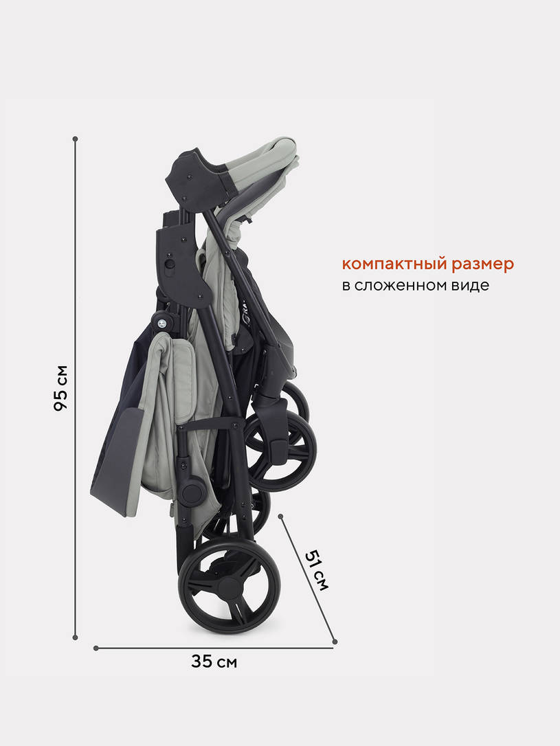 Коляска прогулочная Rant Basic Kira Green 2024