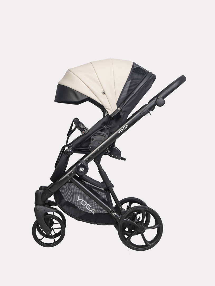 Коляска 3 в 1 Riko Basic Yoga Ecco 17 Sand, Кремовый