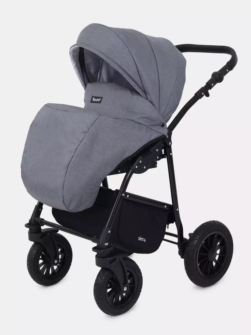Коляска 3 в 1 Rant Siena 2024 07 серый