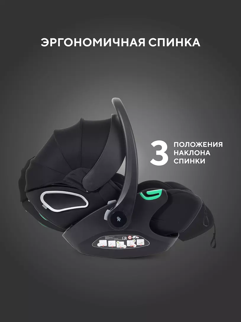 Автокресло Rant Evomax (40-87см) Black