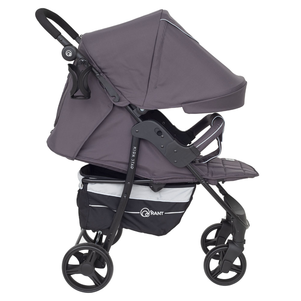 Коляска прогулочная Rant Kira Star Moon Grey. Цвет: Серый