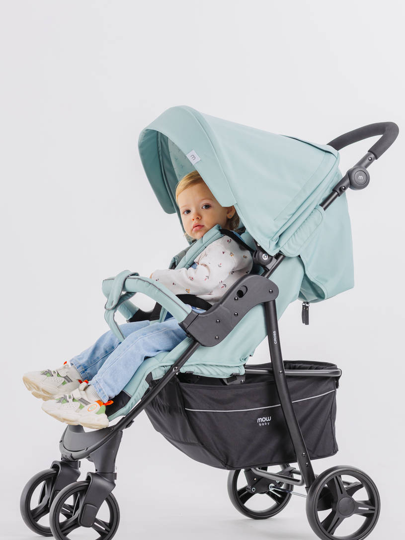 Коляска прогулочная Mowbaby Cross 2024 mint