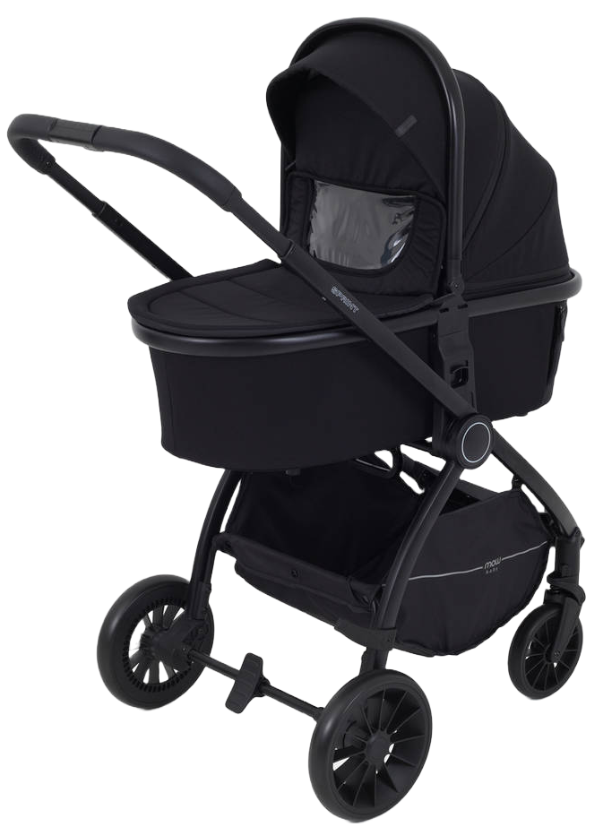 Коляска 2 в 1 MOWBaby SPRINT MB321 Black