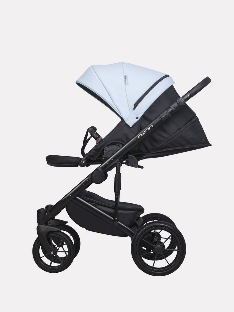 Коляска 3 в 1 Riko Basic Ozon Pastel 03, Голубой