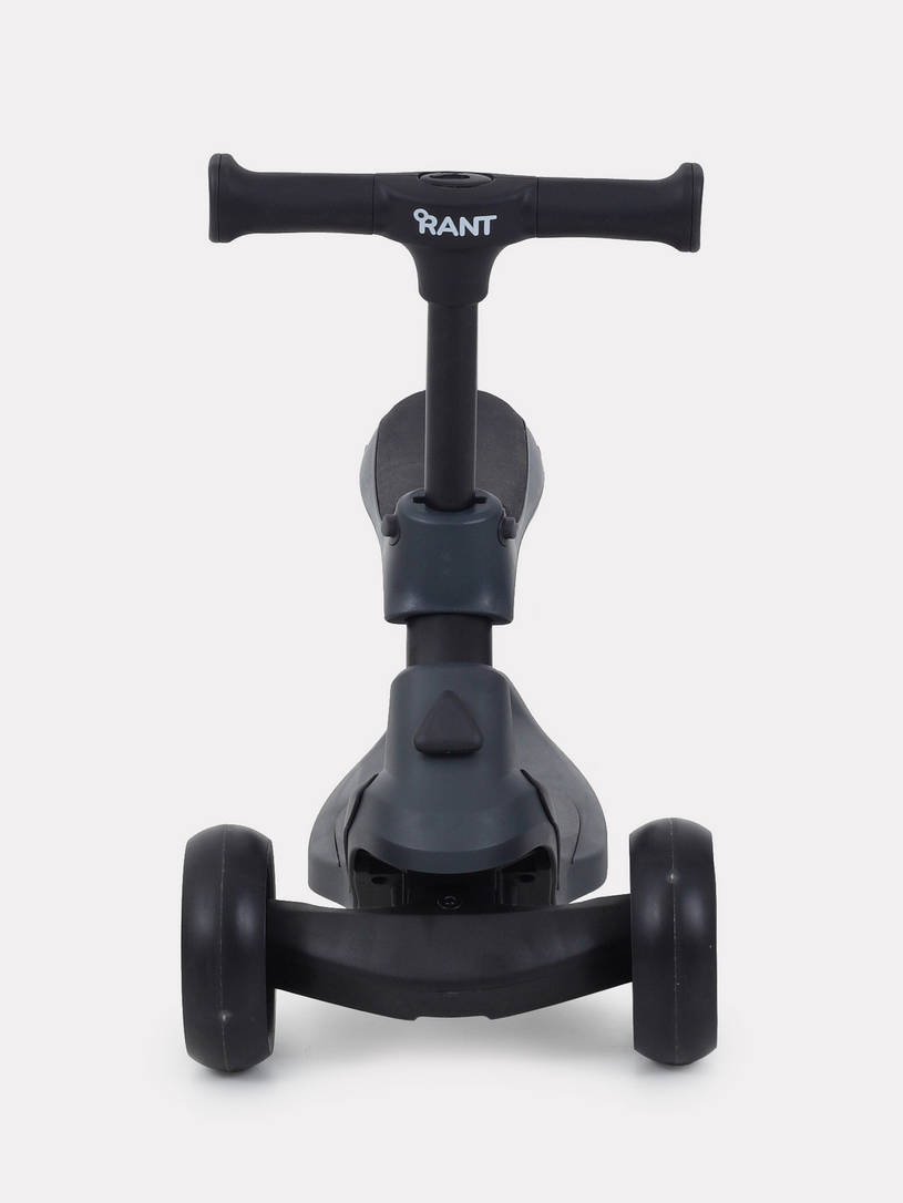 Беговел-самокат Rant Rider Plus со светящимися колесами серый
