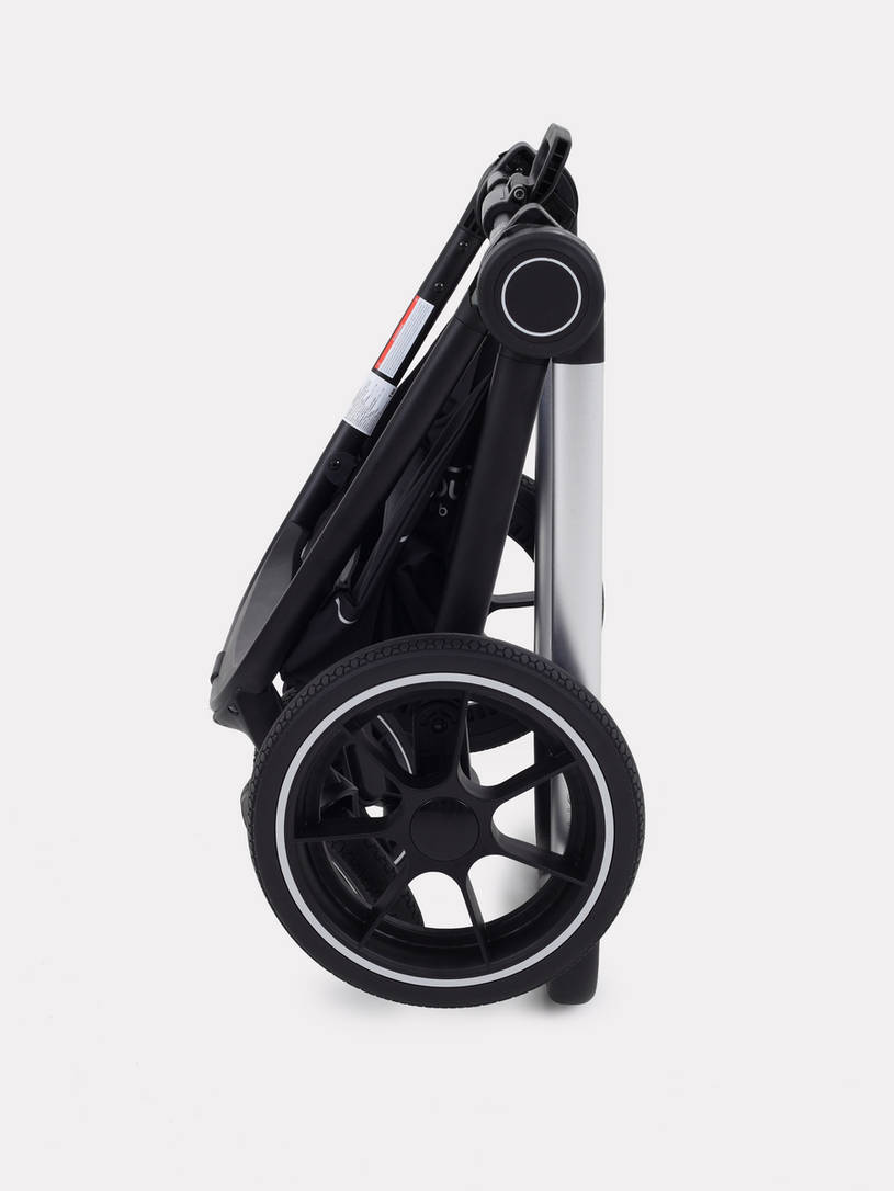 Коляска 2 в 1 Mowbaby Zoom PU silver cacao brown