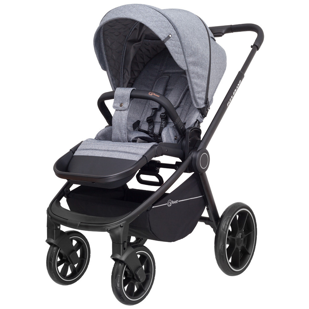 Коляска 3 в 1 Rant Flex Grand Koala Grey темно-серый