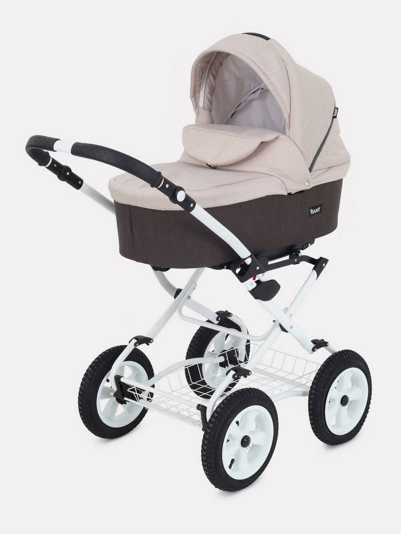 Коляска 2 в 1 Rant Dream Classic 05 коричневый-бежевый