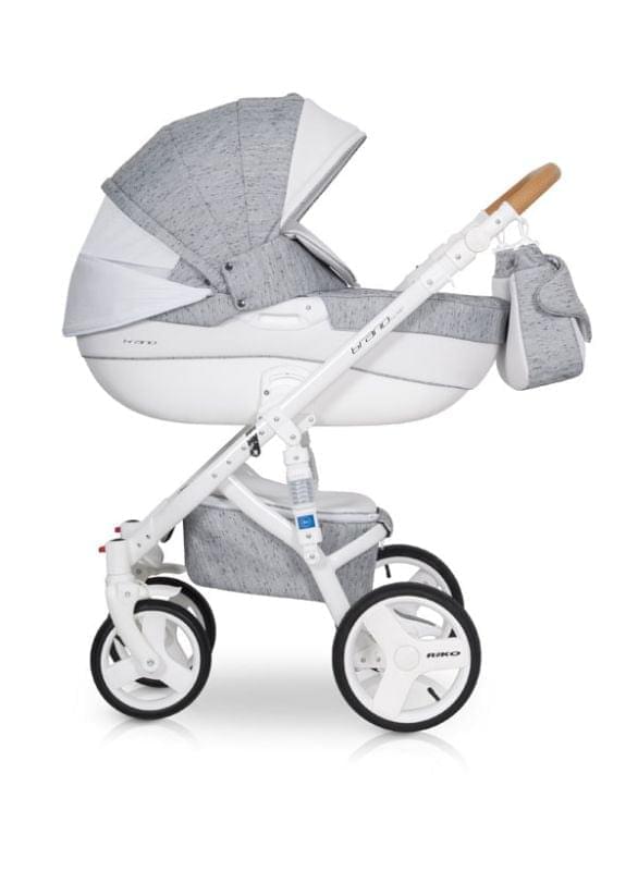 Коляска 3 в 1 Riko Bruno Luxe 05 серый
