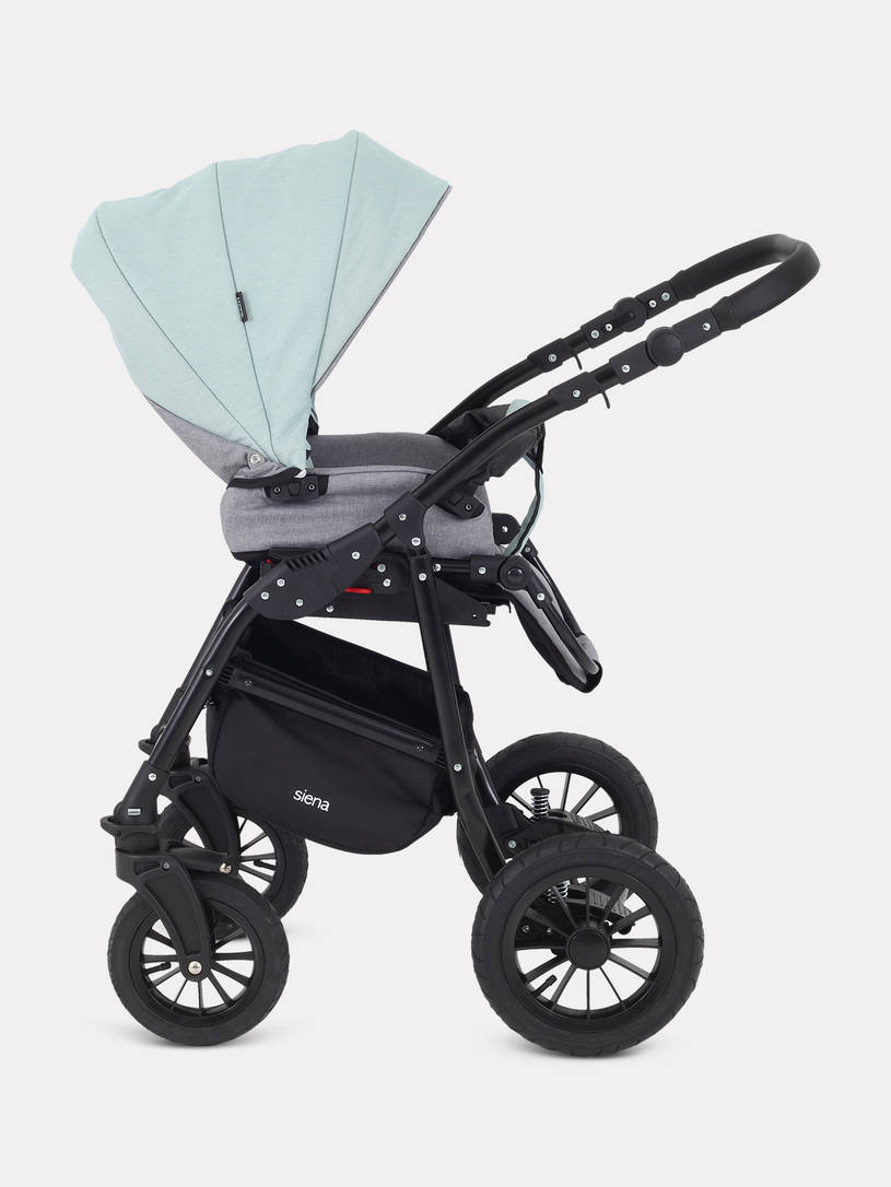 Коляска Rant Siena 2024 10 серый-ментоловый