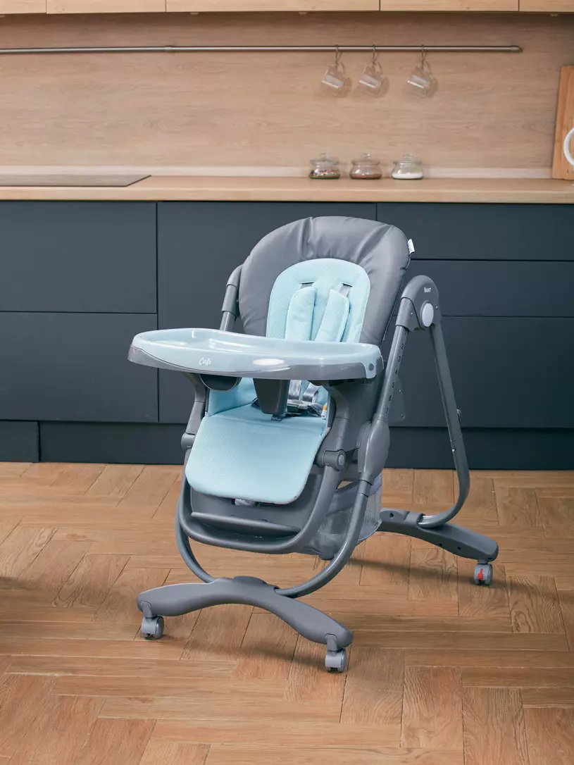 Стульчик для кормления Rant Cafe grey-blue