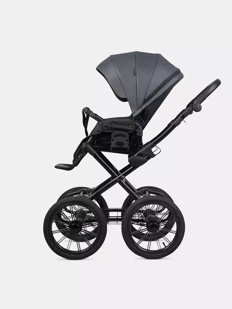 Коляска 2 в 1 Riko Basic Montana X Ecco Prestige 24 Graphite