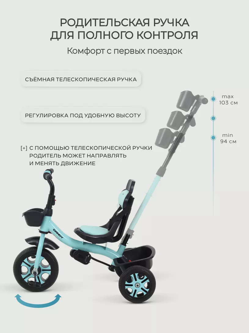 Велосипед 3-х колесный Rant Basic Dandy Mint