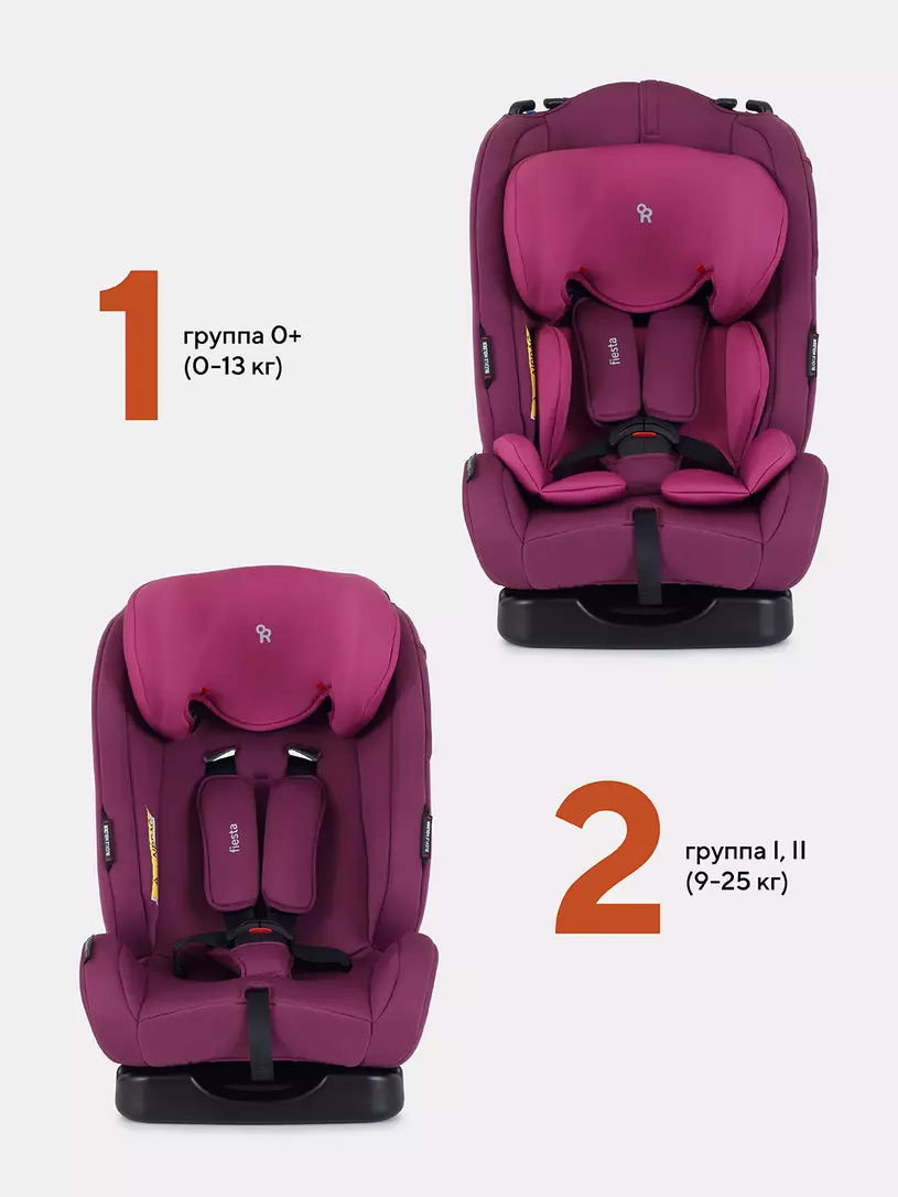 Автокресло Rant Basic Fiesta 0/1/2 (0-25 кг) Purple