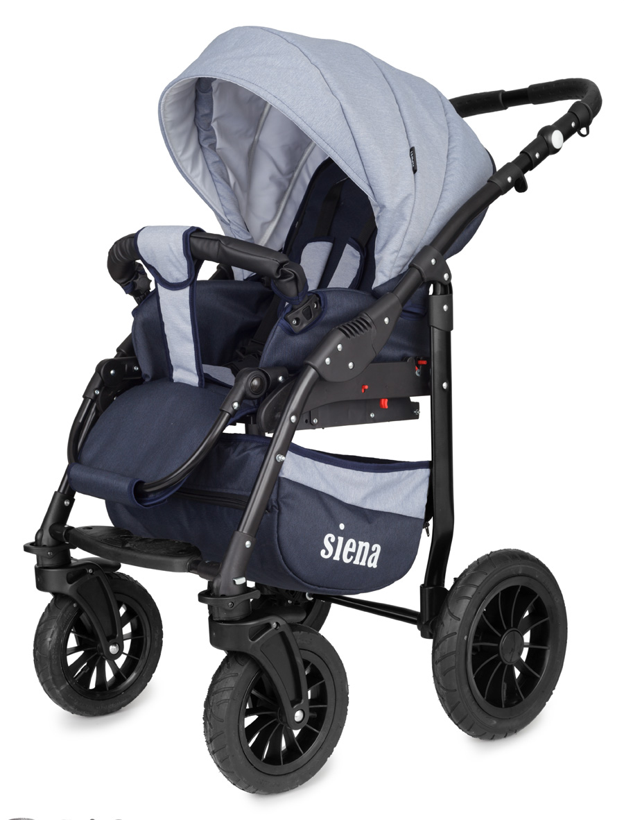Коляска 3 в 1 Rant Siena 01 синий