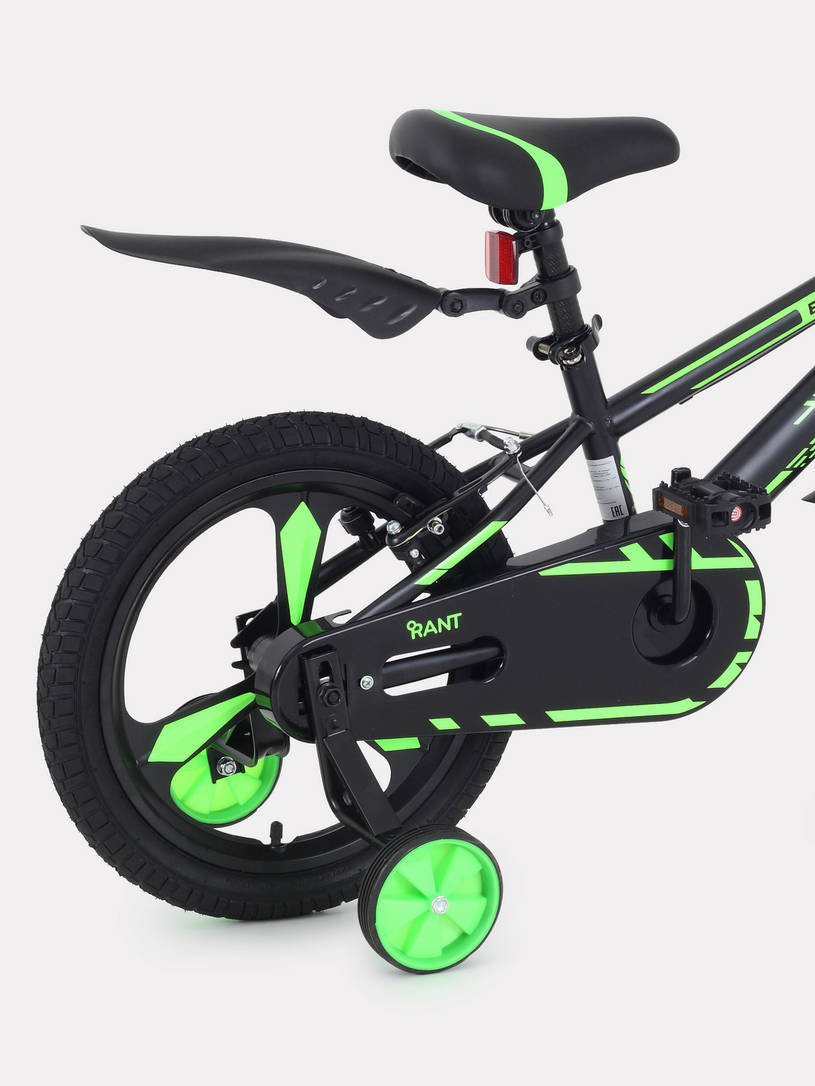 Велосипед 2-х колесный Rant Eclipse 16 черно-зеленый