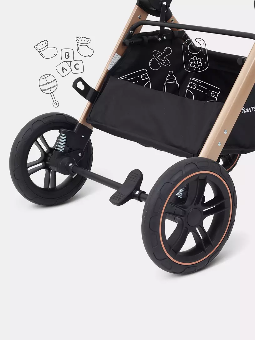 Коляска-трансформер Rant Basic Roller Gold 2024 Olive