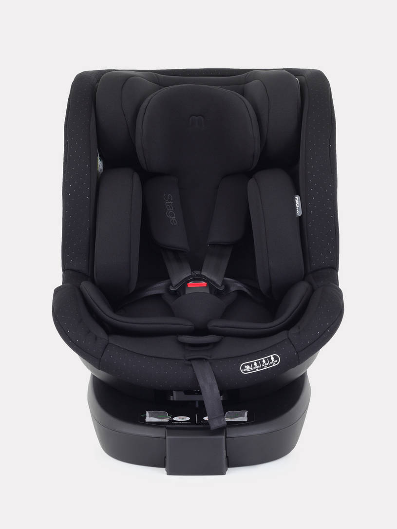 Автокресло Mowbaby Stage isofix (40-150 см) 0-36 кг Black